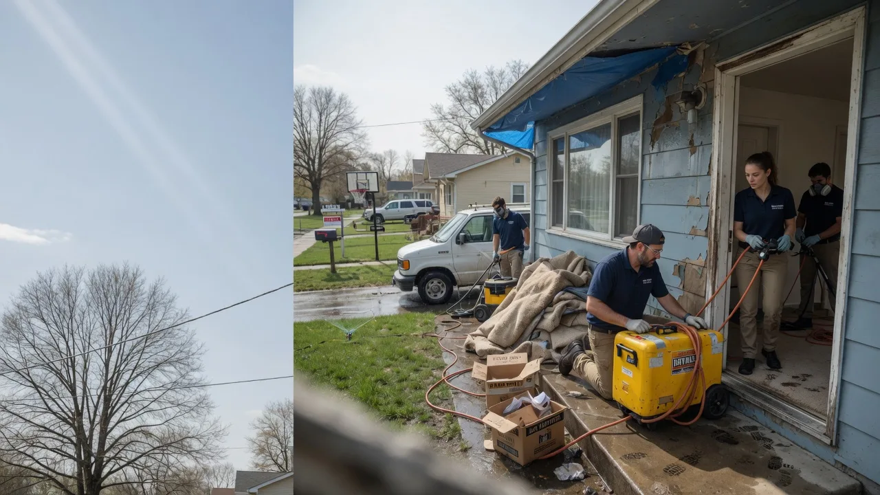 Basement Flood Cleanup in Kennerdell, PA near me